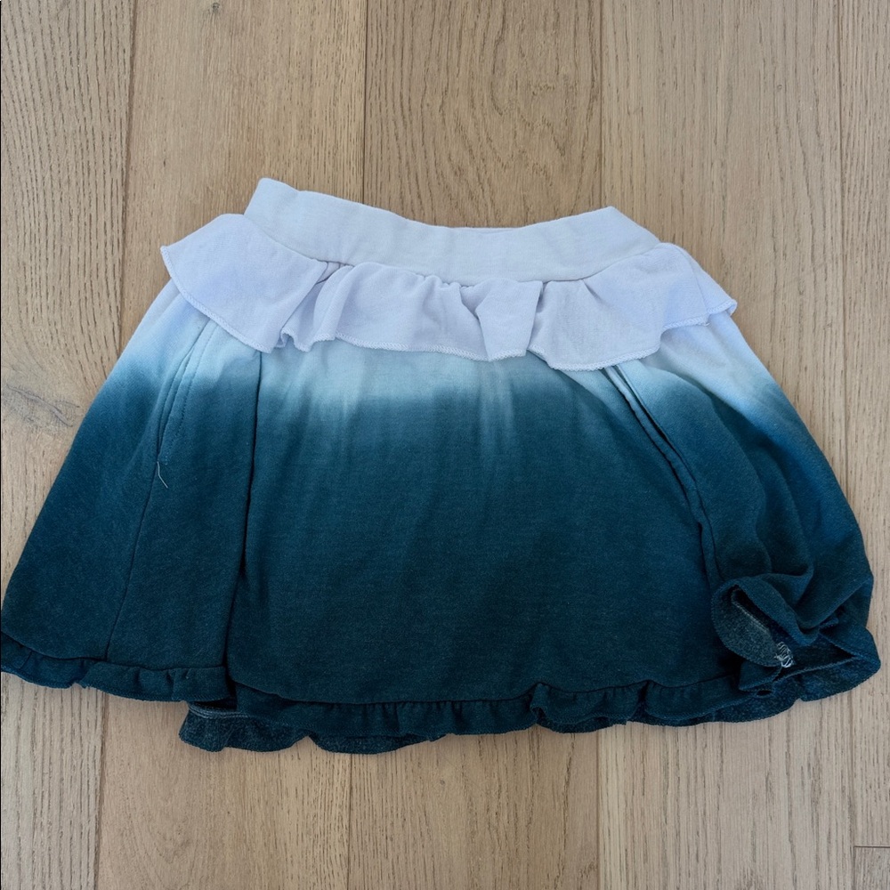 CHASER Stylish Ombre Skirt with Ruffle Hem